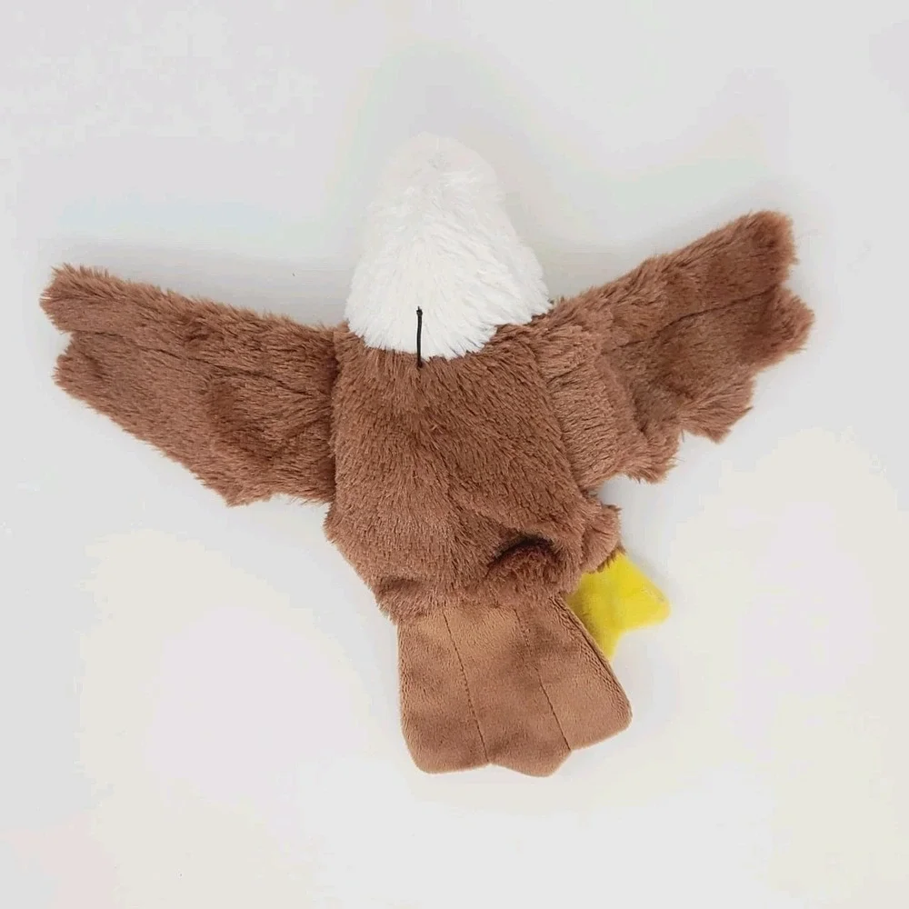 BARK BOX Majestic Marty Eagle Dog Toy Plush Crinkle Squeaker Fetch Play